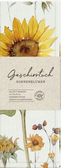 Geschirrtuch Sonnenblume