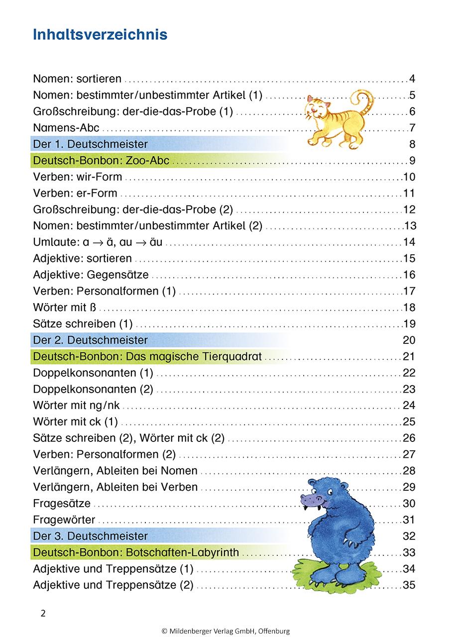 Das Übungsheft Deutsch 2