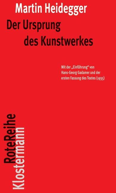 Der Ursprung des Kunstwerkes