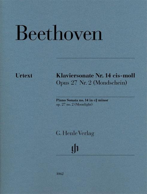 Klaviersonate Nr. 14 cis-moll Opus 27 Nr.2 (Mondschein)