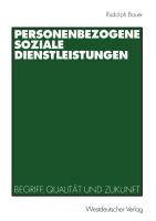 Personenbezogene Soziale Dienstleistungen