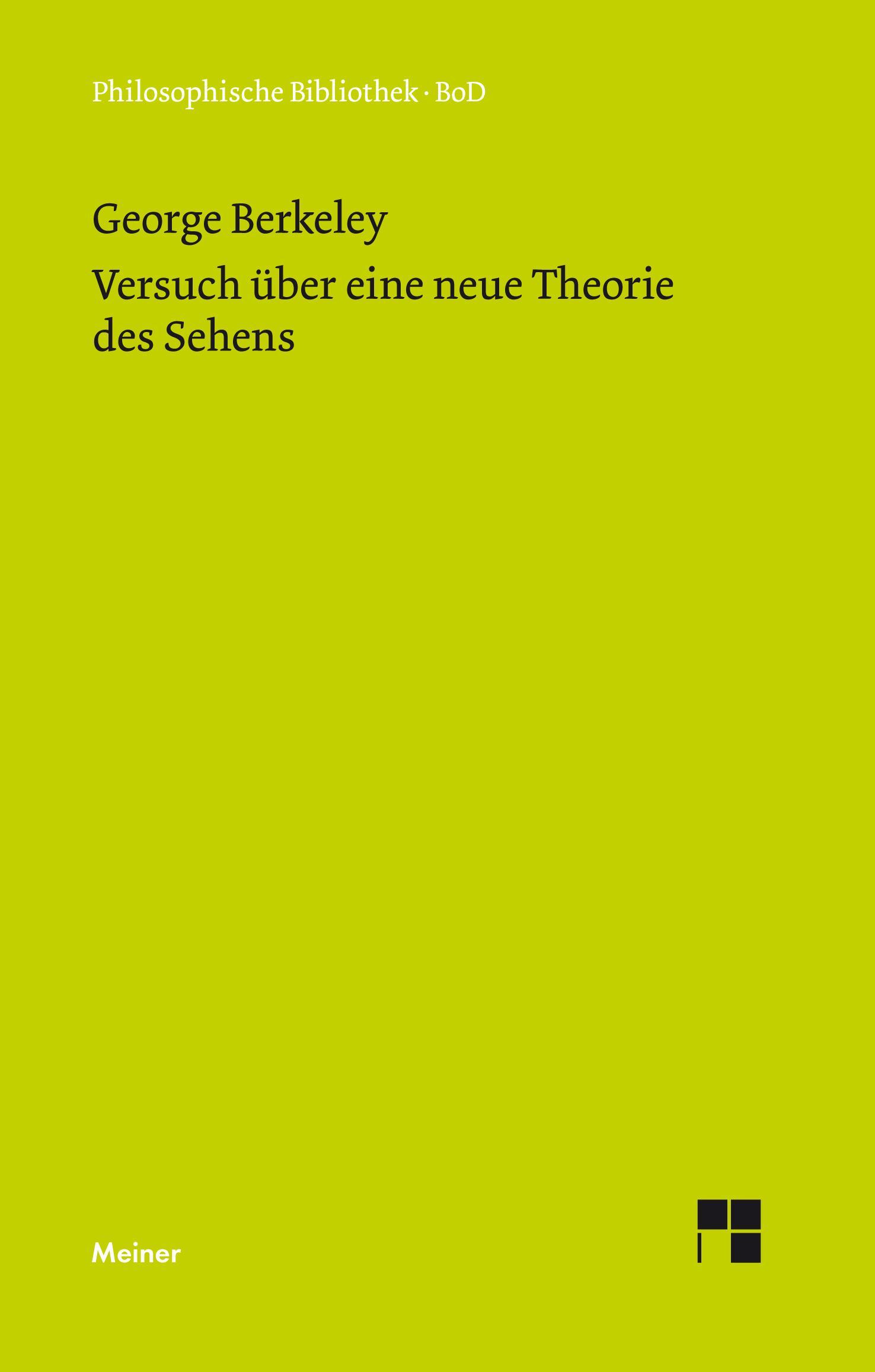 Versuch über eine neue Theorie des Sehens und die Theorie des Sehens oder der visuellen Sprache verteidigt und erklärt