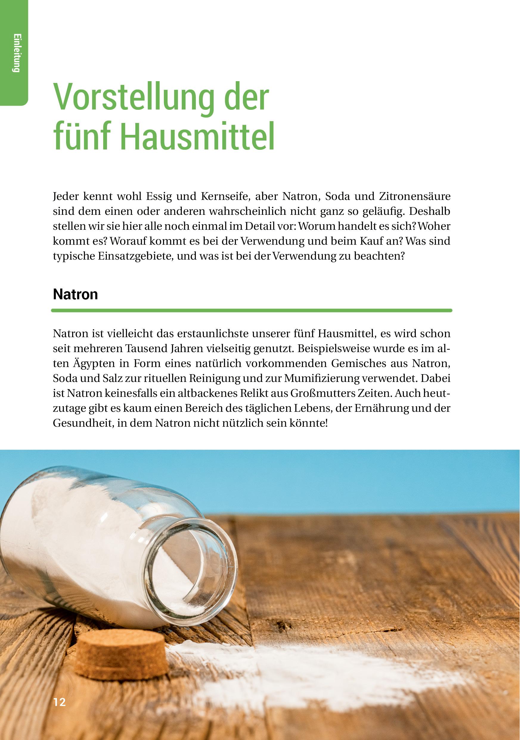 Fünf Hausmittel ersetzen eine Drogerie