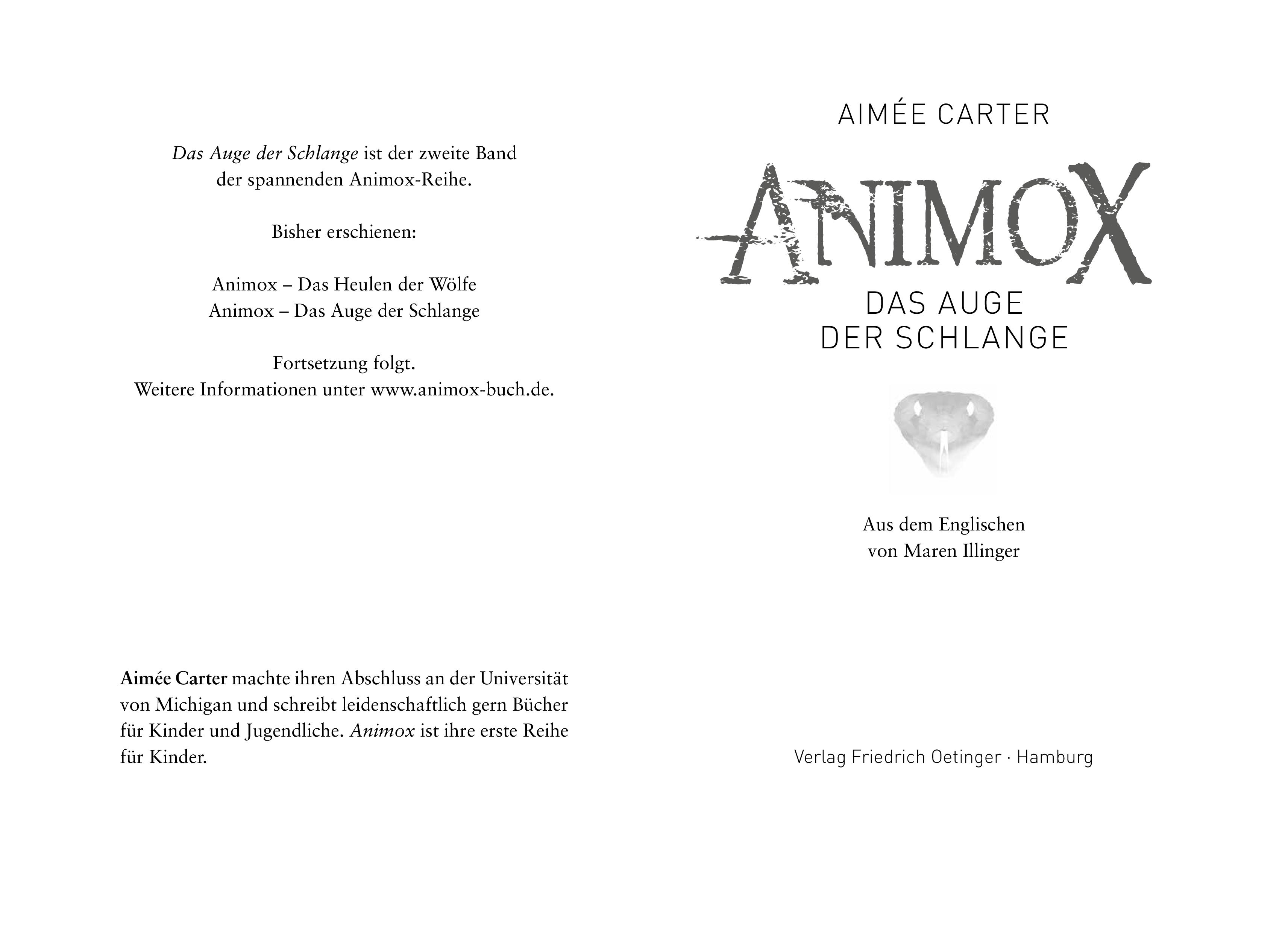 Animox 02. Das Auge der Schlange