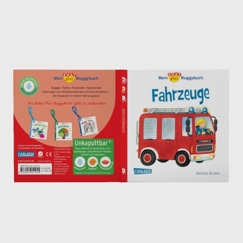 Baby Pixi 43: Mein Baby-Pixi Buggybuch: Fahrzeuge