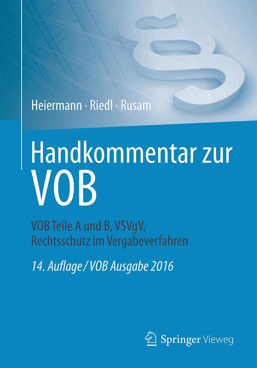 Handkommentar zur VOB