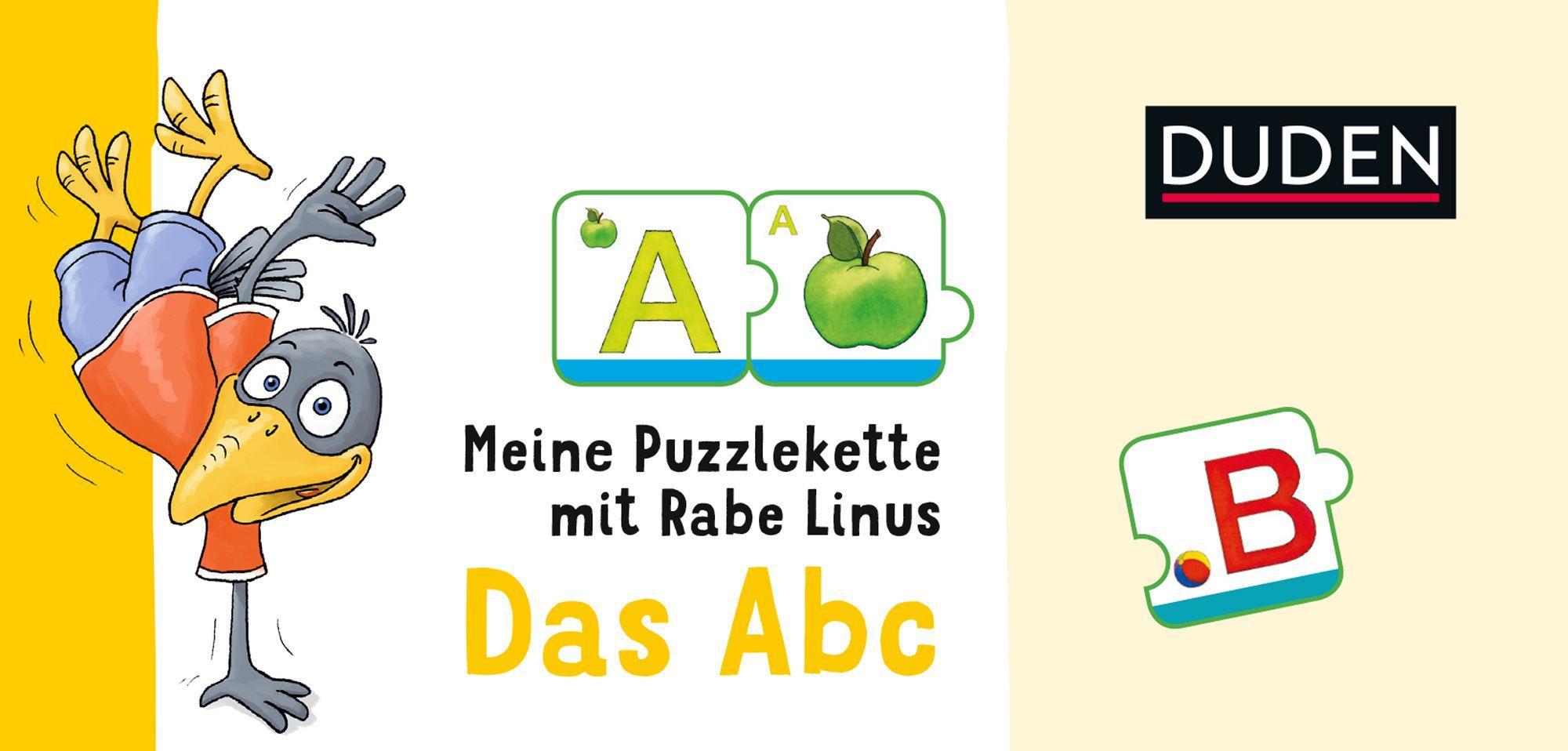 Meine Puzzlekette mit Rabe Linus - Das Abc