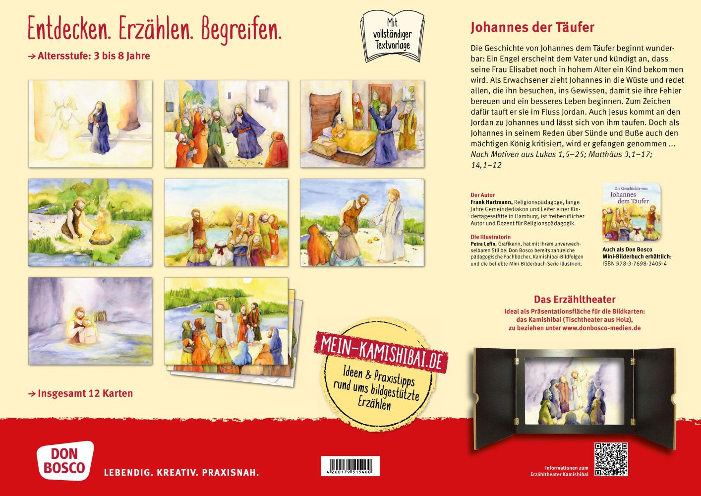 Die Geschichte von Johannes dem Täufer. Kamishibai Bildkartenset.