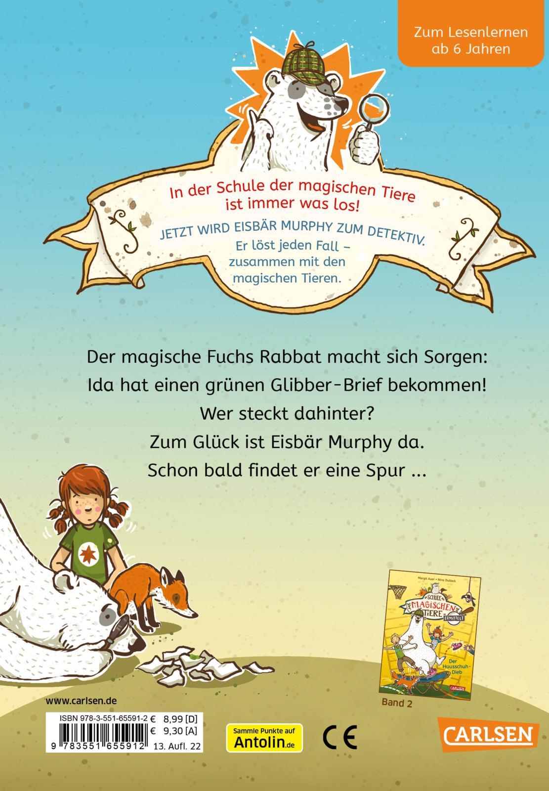 Die Schule der magischen Tiere ermittelt 1: Der grüne Glibber-Brief (Zum Lesenlernen)