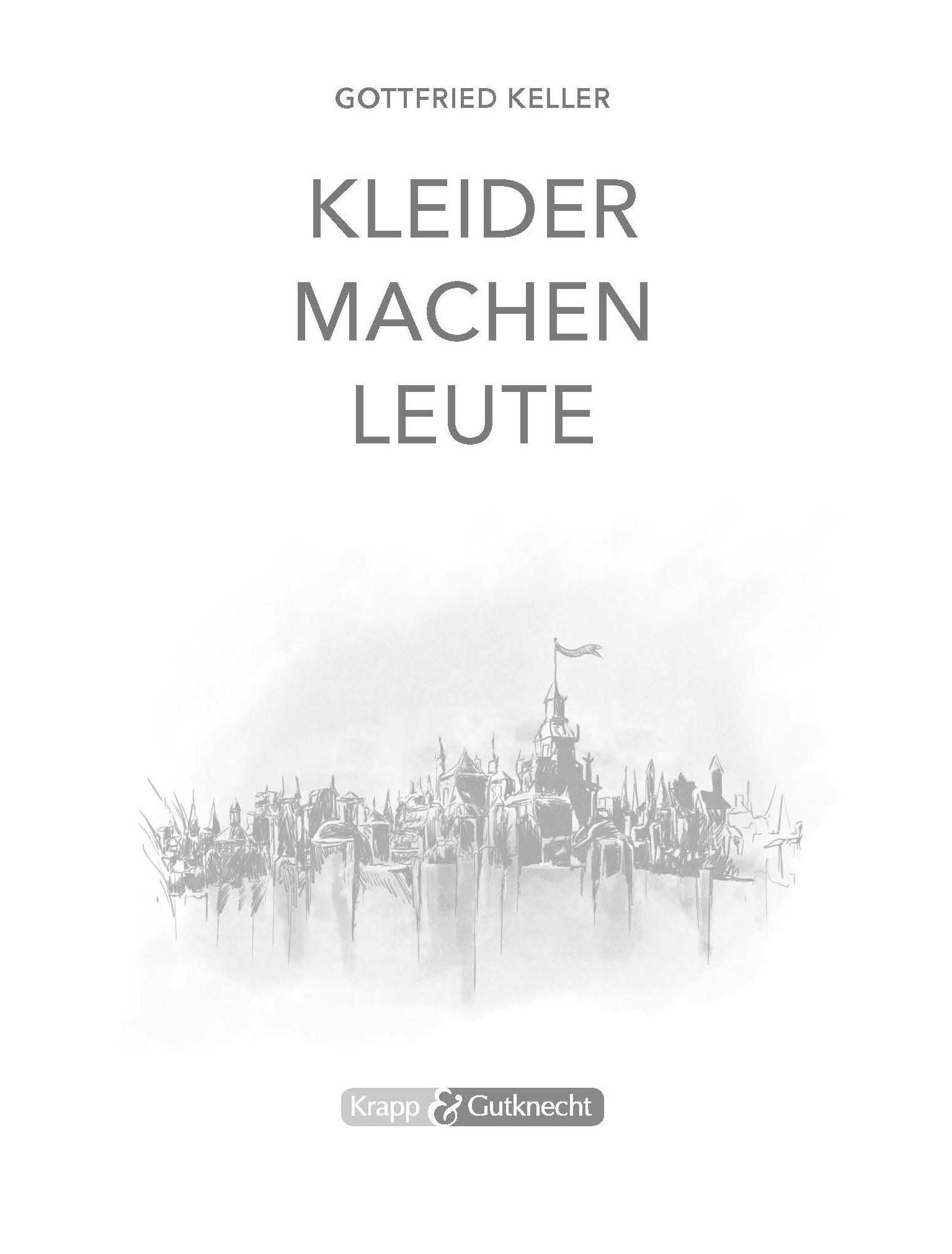 Kleider machen Leute - Gottfried Keller - Pflichtlektüre 2022 Baden-Württemberg