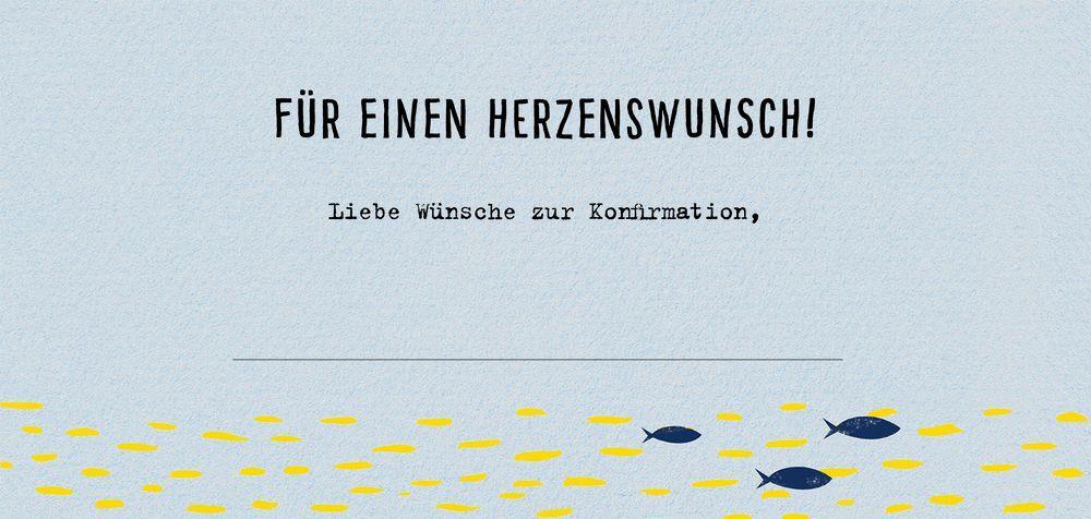 Kuvert für einen Geld- oder Gutschein - Alles Gute zur Konfirmation