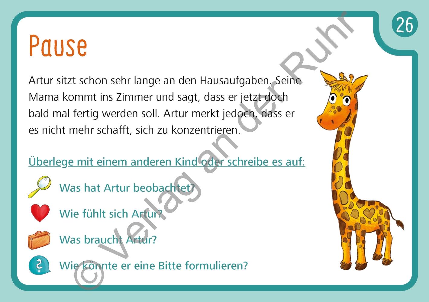 Unsere Giraffen-Kartei - Kinder üben selbstständig gewaltfreie Kommunikation mit der Giraffensprache