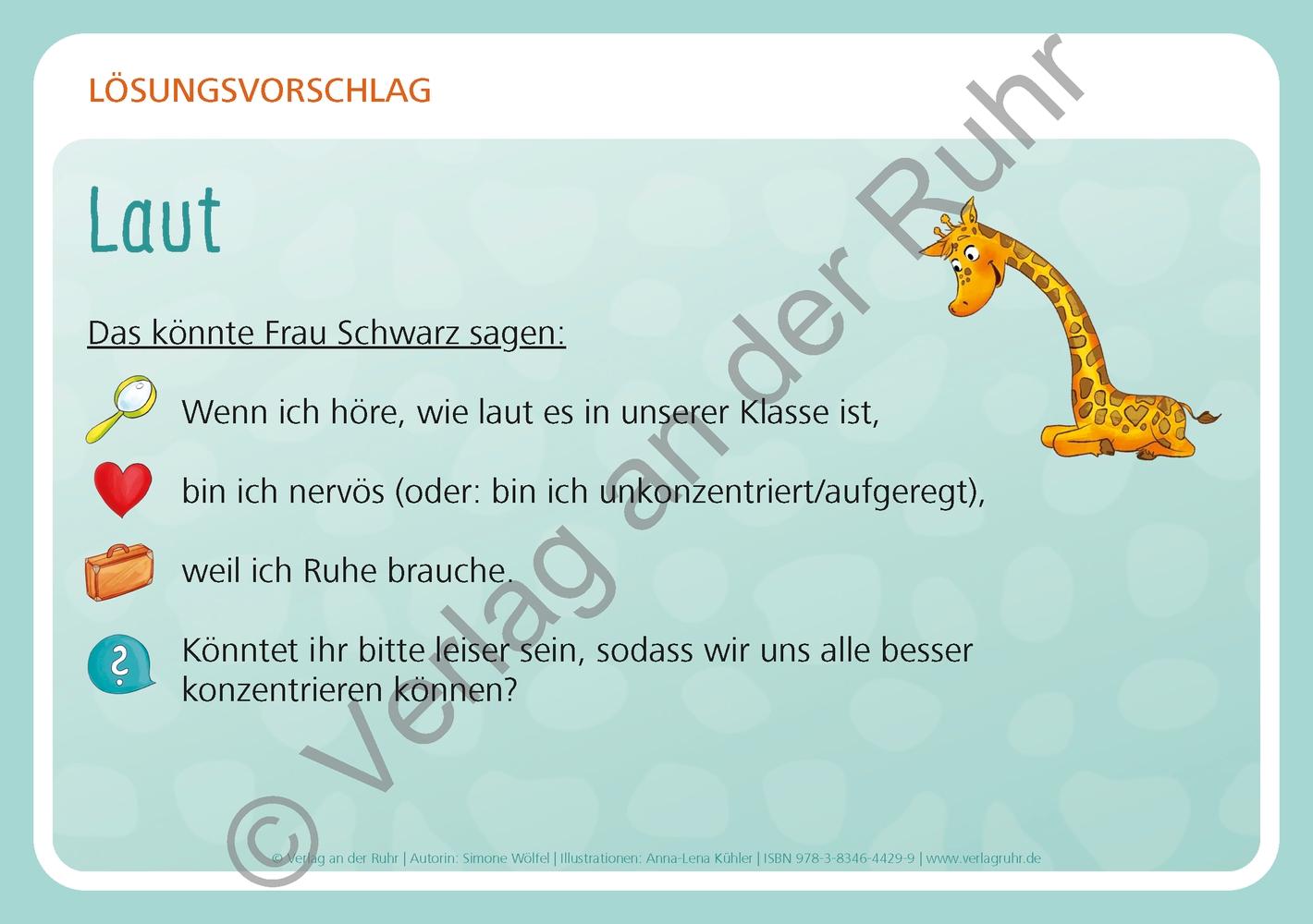 Unsere Giraffen-Kartei - Kinder üben selbstständig gewaltfreie Kommunikation mit der Giraffensprache