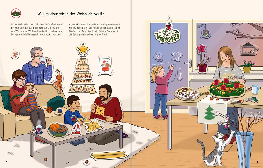 Wieso? Weshalb? Warum? Stickerheft: Weihnachten