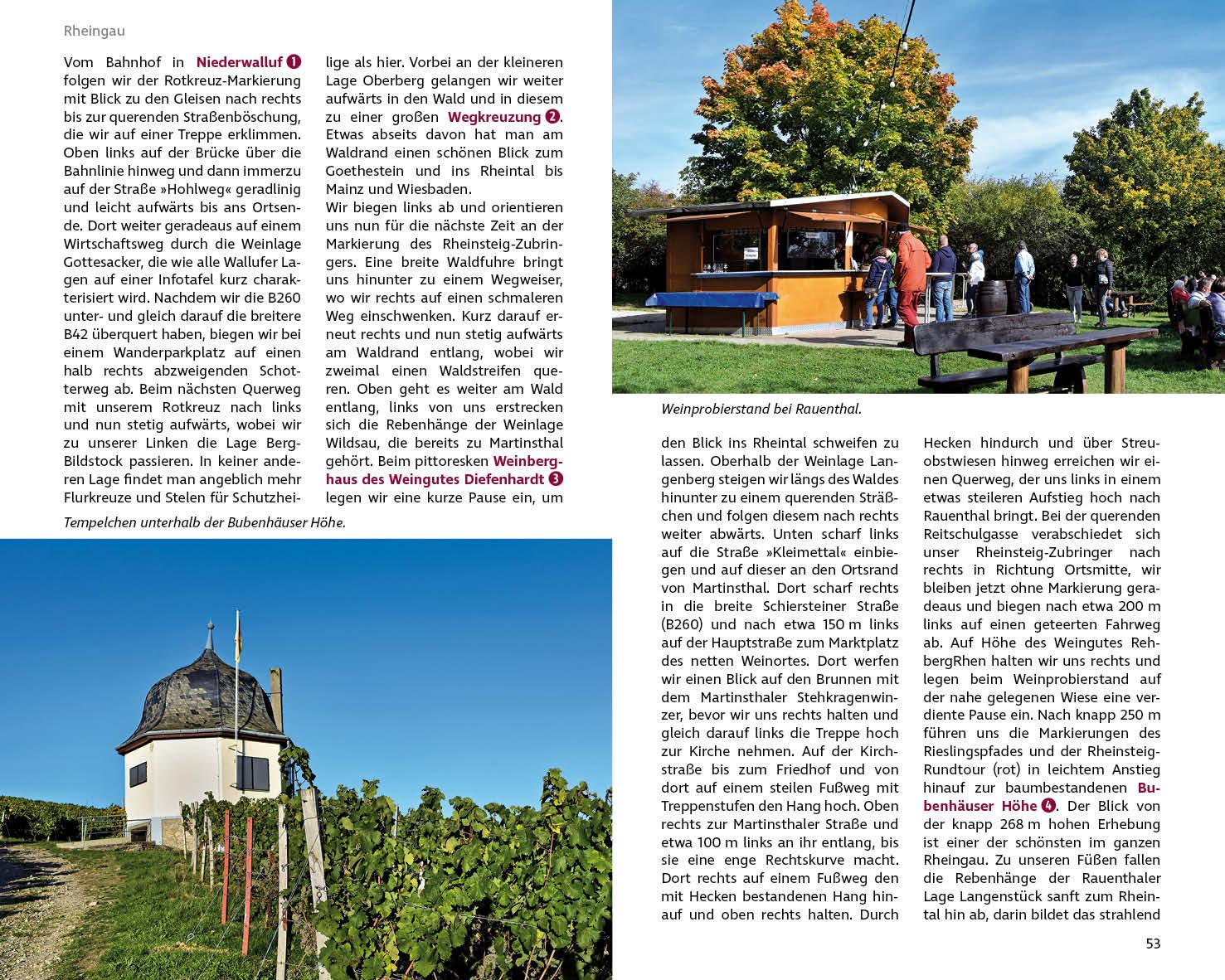 Wandern und Wein - Rheingau - Rheinhessen mit Bergstraße.