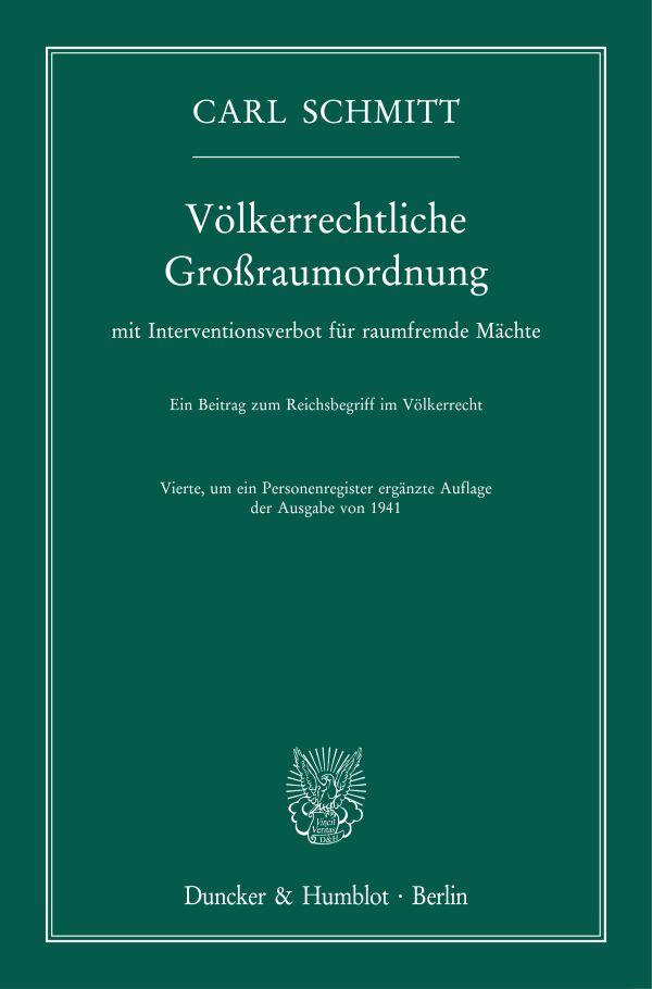 Völkerrechtliche Großraumordnung