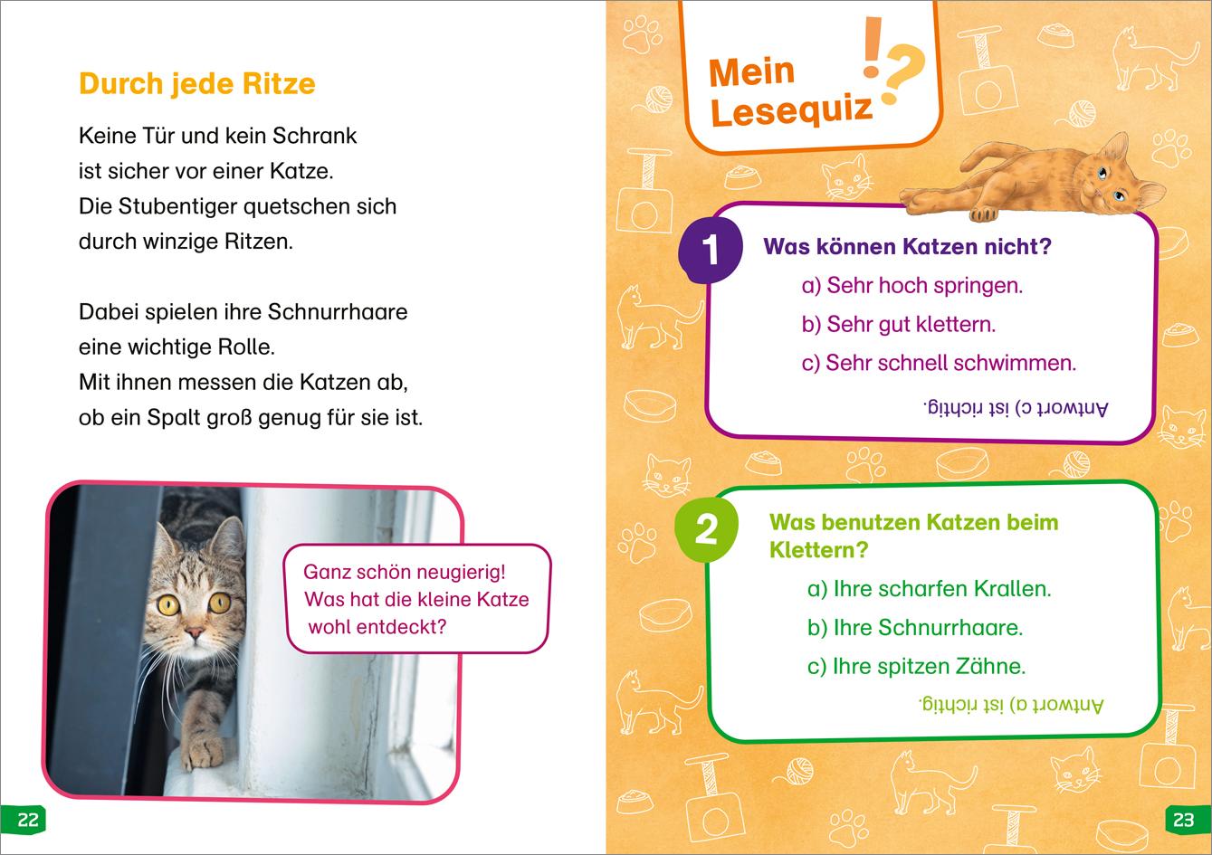 WAS IST WAS Erstes Lesen easy! Band 10. Katzen - meine Lieblingstiere