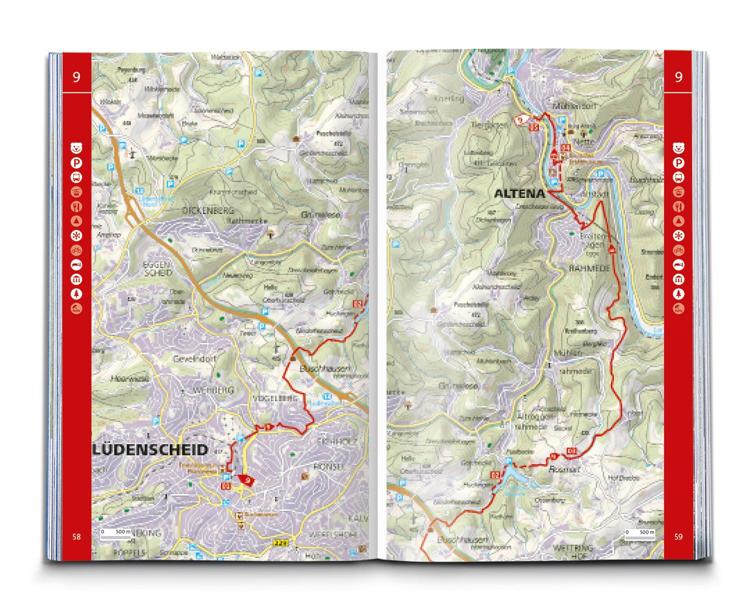 KOMPASS Wanderführer Sauerland mit Rothaarsteig, 50 Touren mit Extra-Tourenkarte