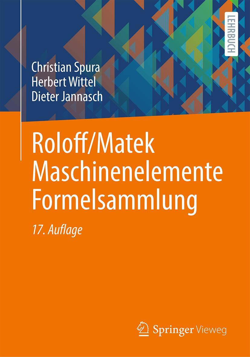 Roloff/Matek Maschinenelemente Formelsammlung