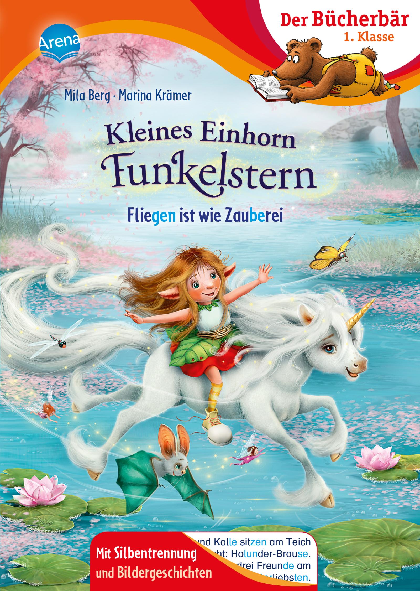 Kleines Einhorn Funkelstern. Fliegen ist wie Zauberei