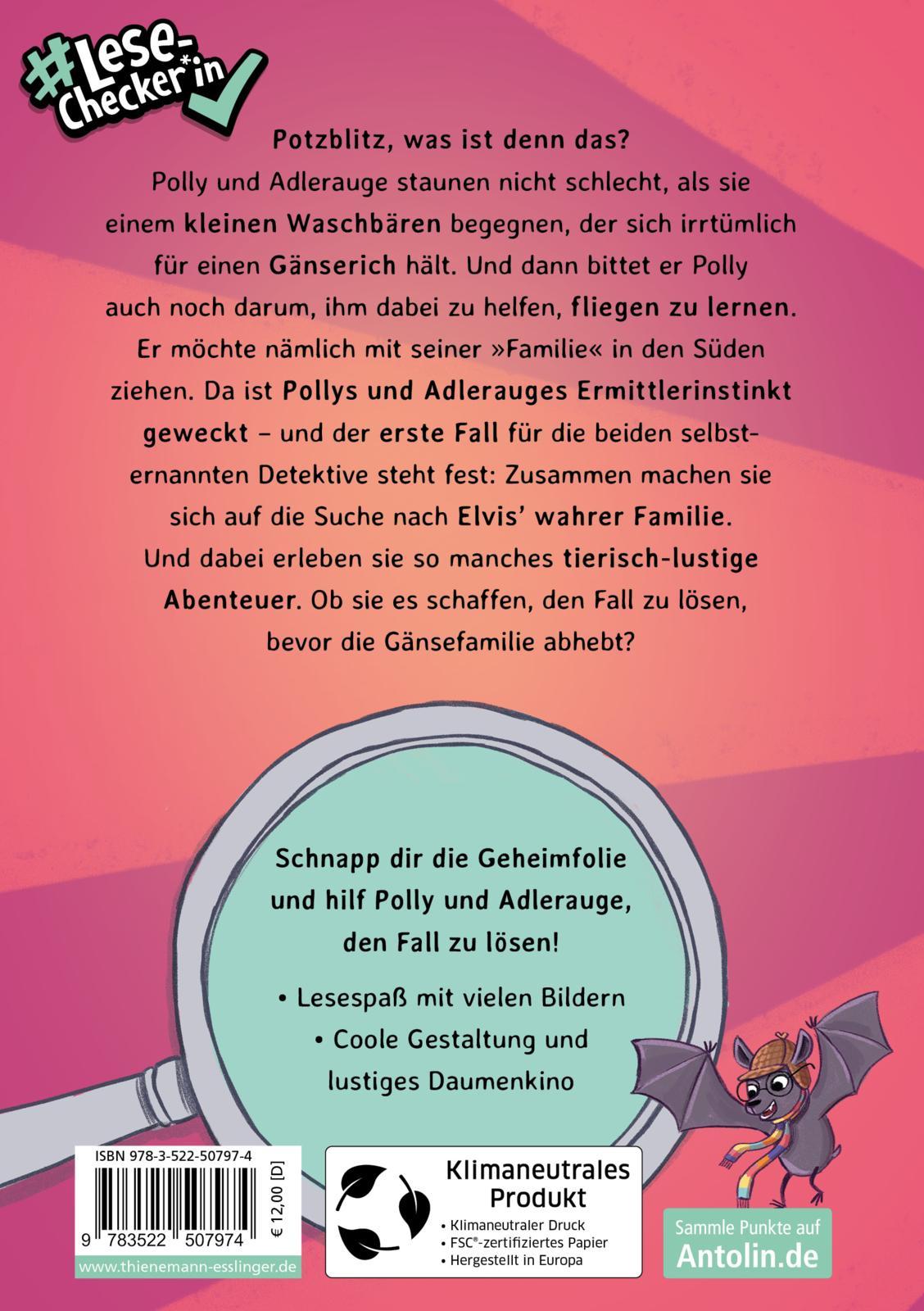 Polly Schlottermotz 1: Polly & Adlerauge ermitteln