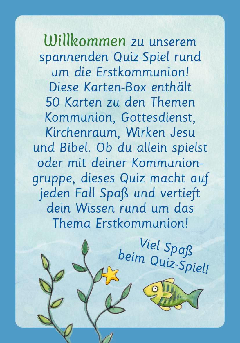 Der Wunschfisch. 50 x Spiel- und Rätselspaß zur Erstkommunion