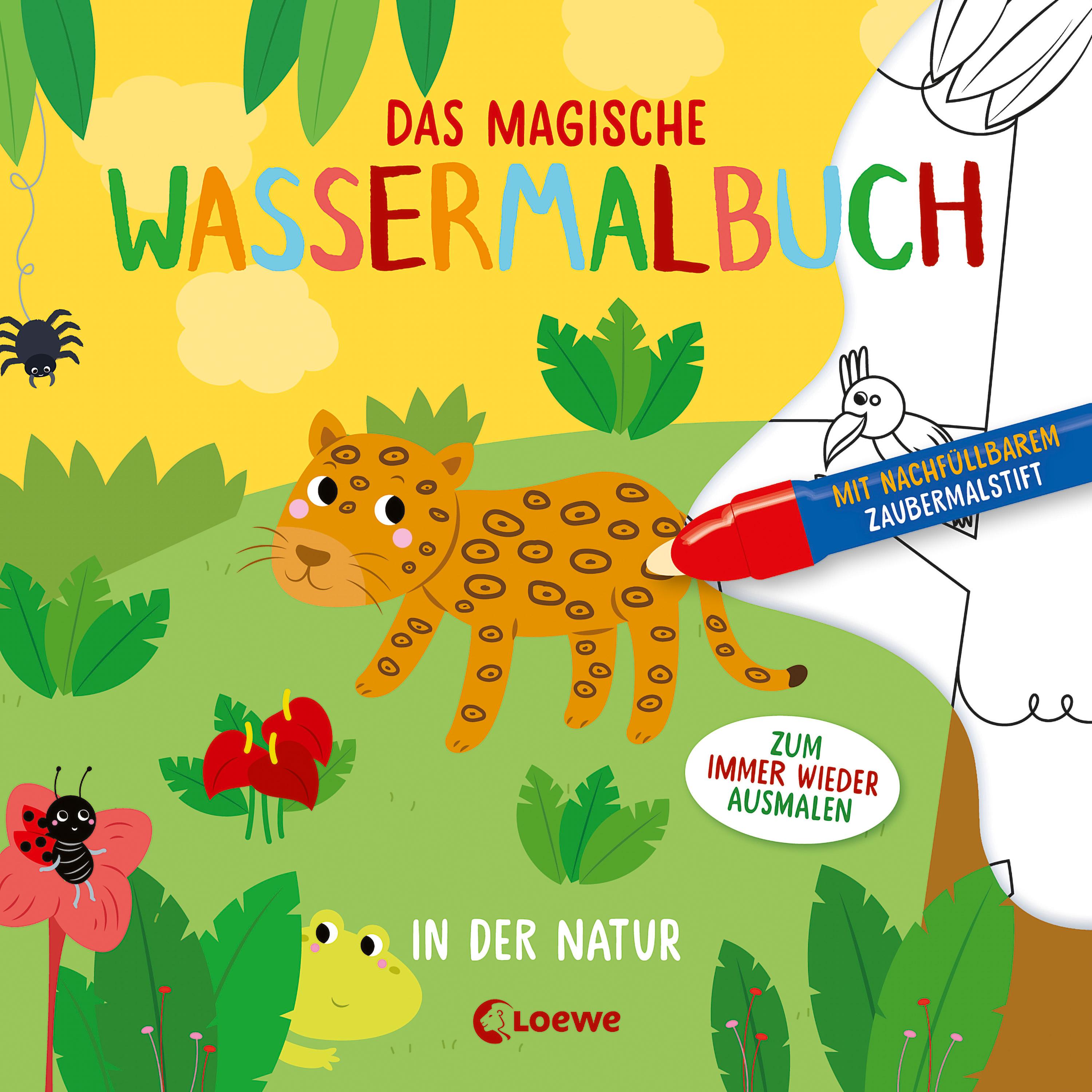 Das magische Wassermalbuch - In der Natur