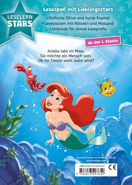 Disney: Arielle die Meerjungfrau - Lesen lernen mit den Leselernstars - Erstlesebuch - Kinder ab 6 Jahren - Lesen üben 1. Klasse