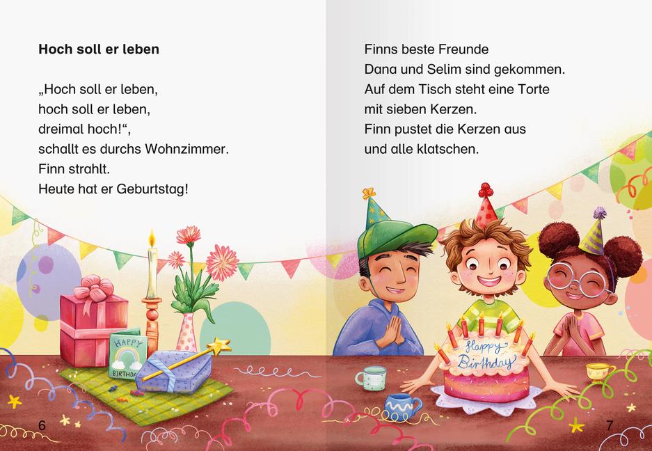 Ein fantastischer Geburtstag - lesen lernen mit dem Leserabe - Erstlesebuch - Kinderbuch ab 6 Jahren - Lesen lernen 1. Klasse Jungen und Mädchen (Leserabe 1. Klasse)