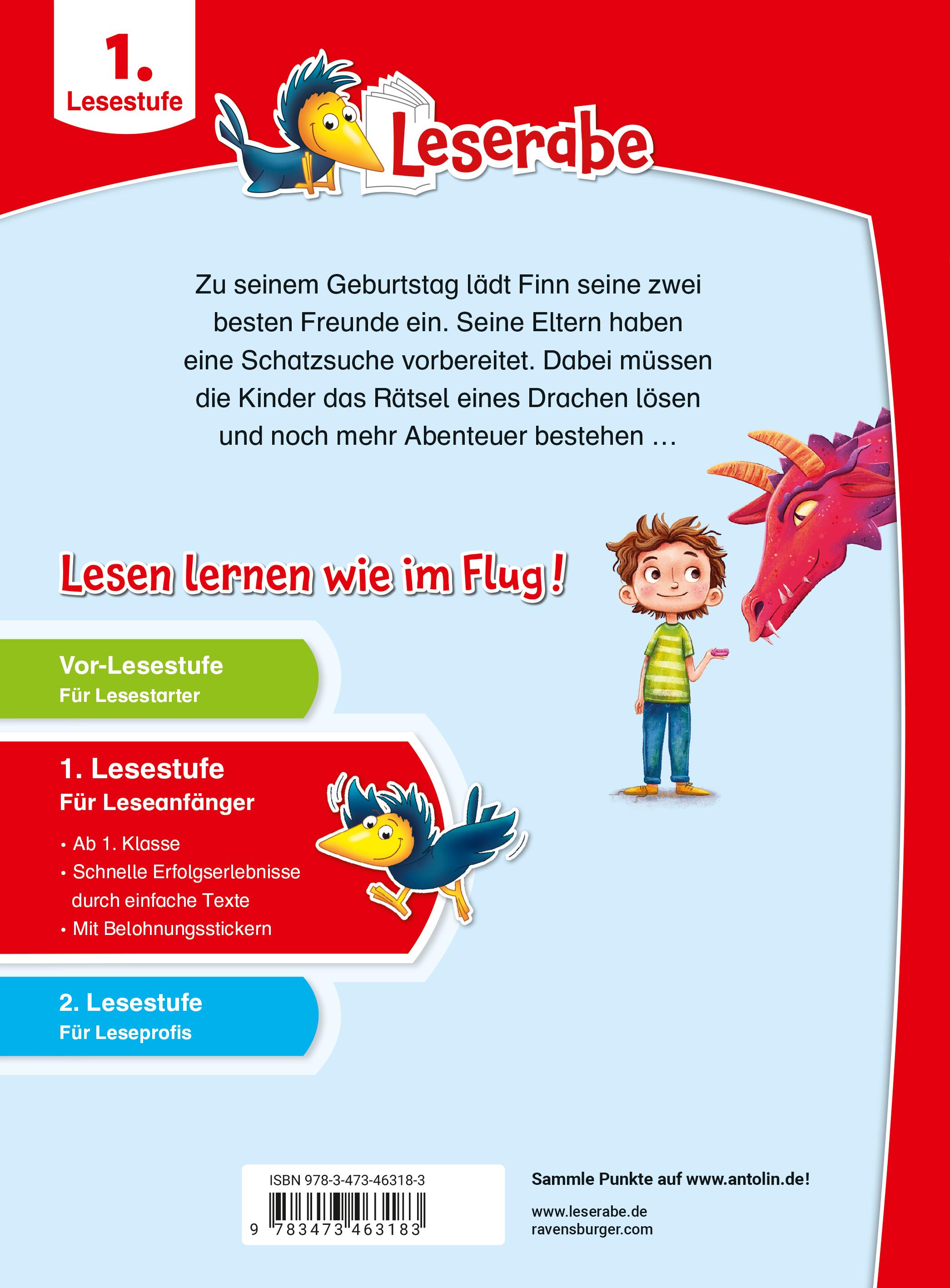 Ein fantastischer Geburtstag - lesen lernen mit dem Leserabe - Erstlesebuch - Kinderbuch ab 6 Jahren - Lesen lernen 1. Klasse Jungen und Mädchen (Leserabe 1. Klasse)