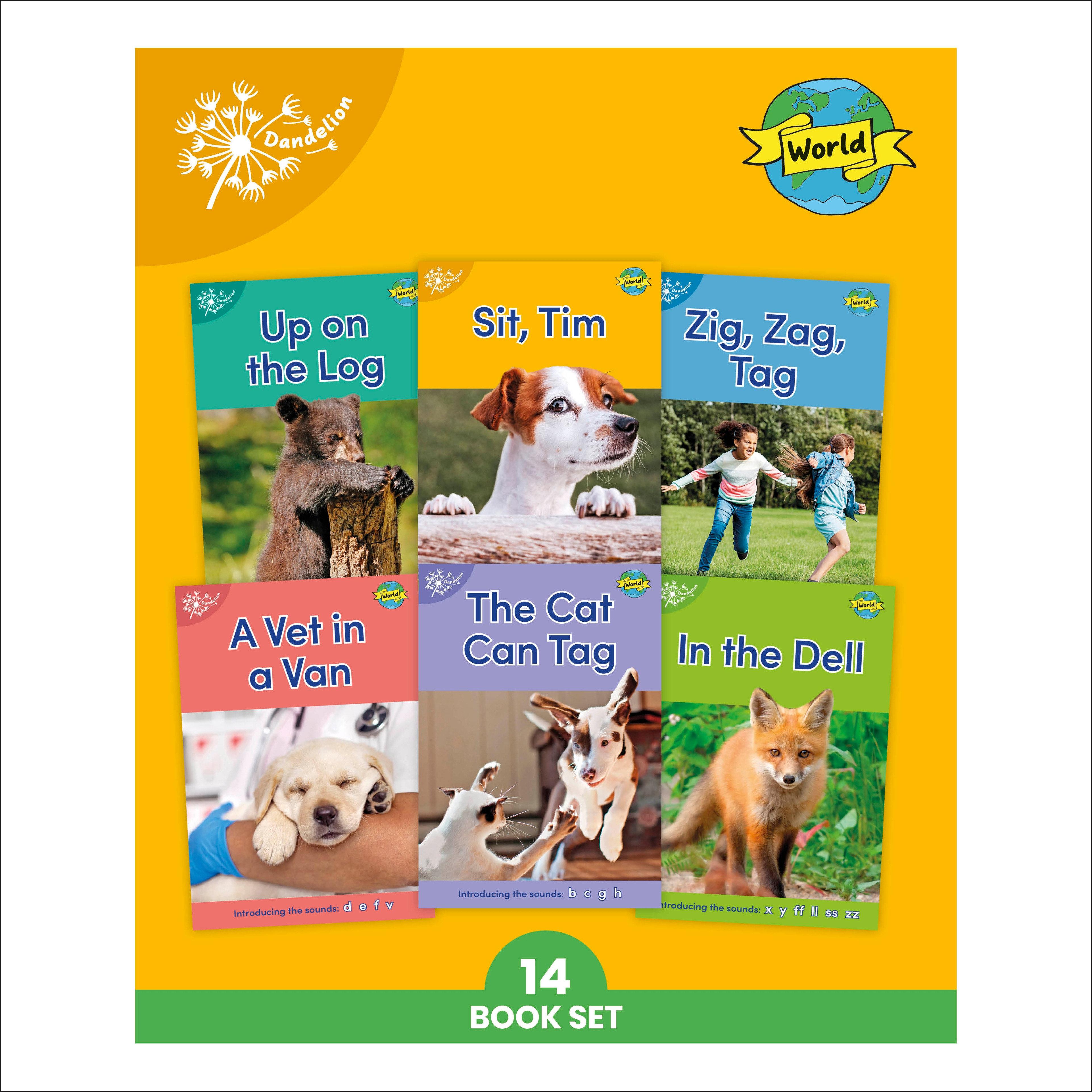 Phonic Books Dandelion World Stages 1-7 (Alphabet Code)