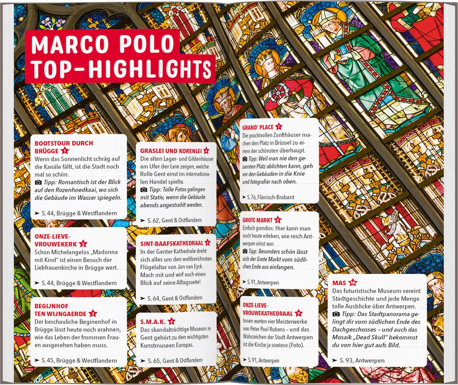 MARCO POLO Reiseführer Flandern, Antwerpen, Brügge, Gent