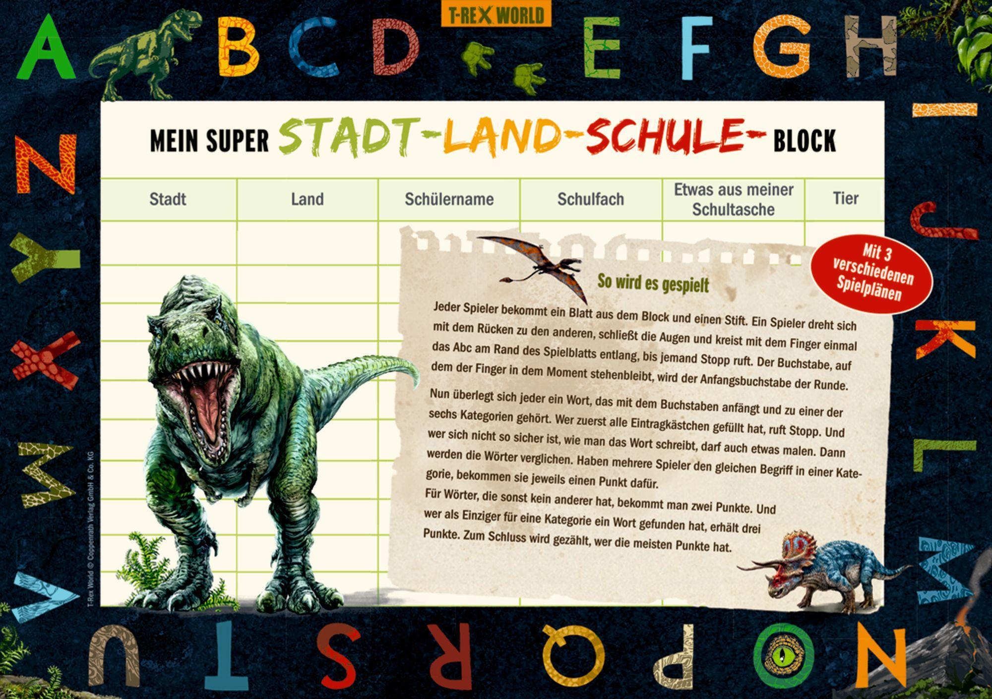 Meine superschlaue saurierstarke Schulstart-Box (T-Rex World)