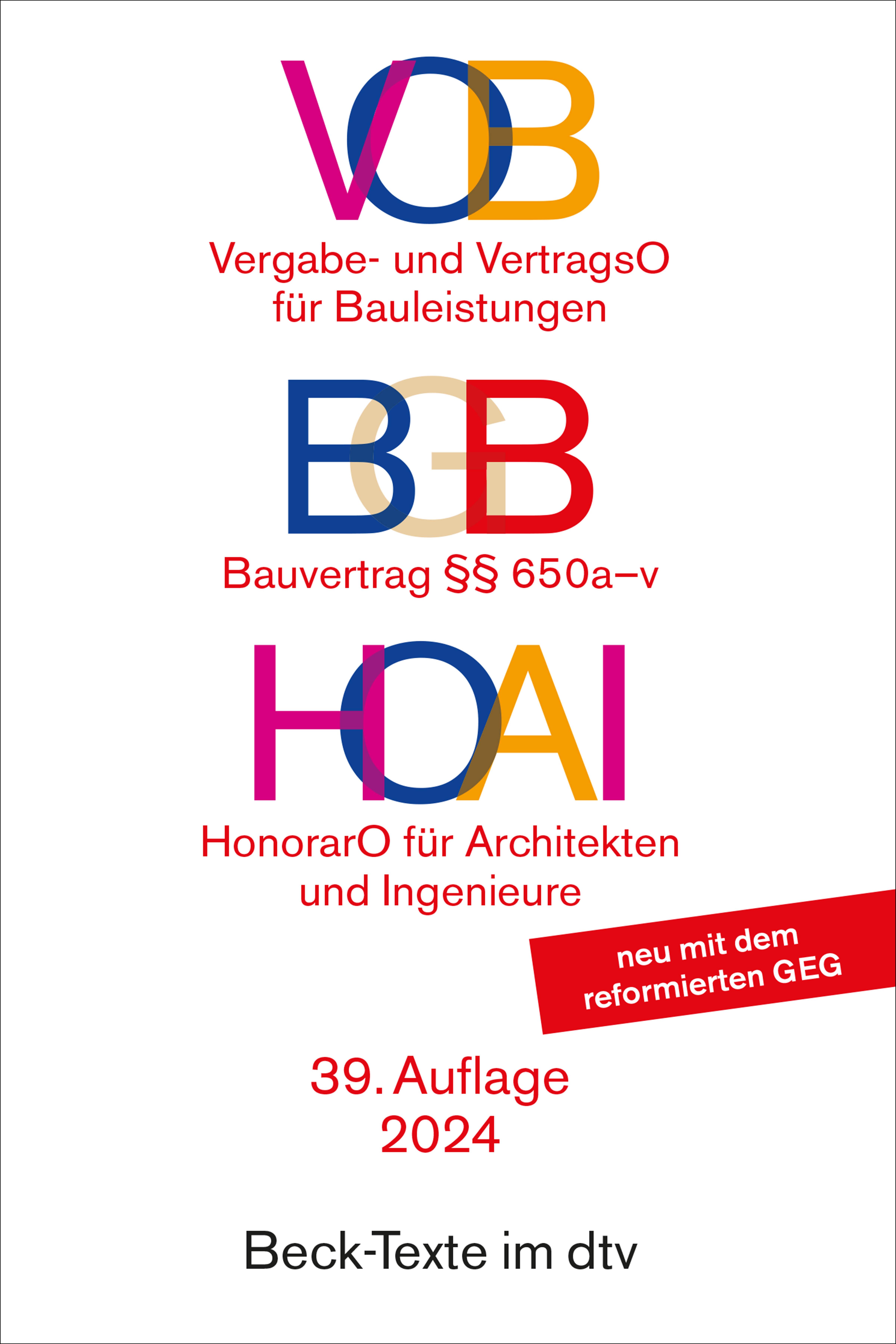 VOB / BGB  / HOAI