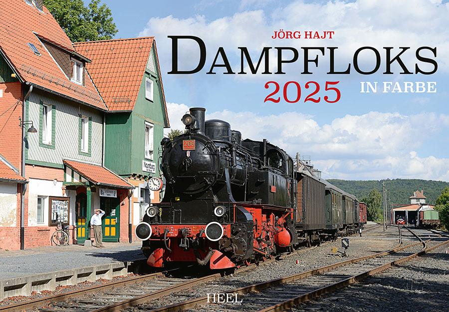 Dampfloks in Farbe Kalender 2025