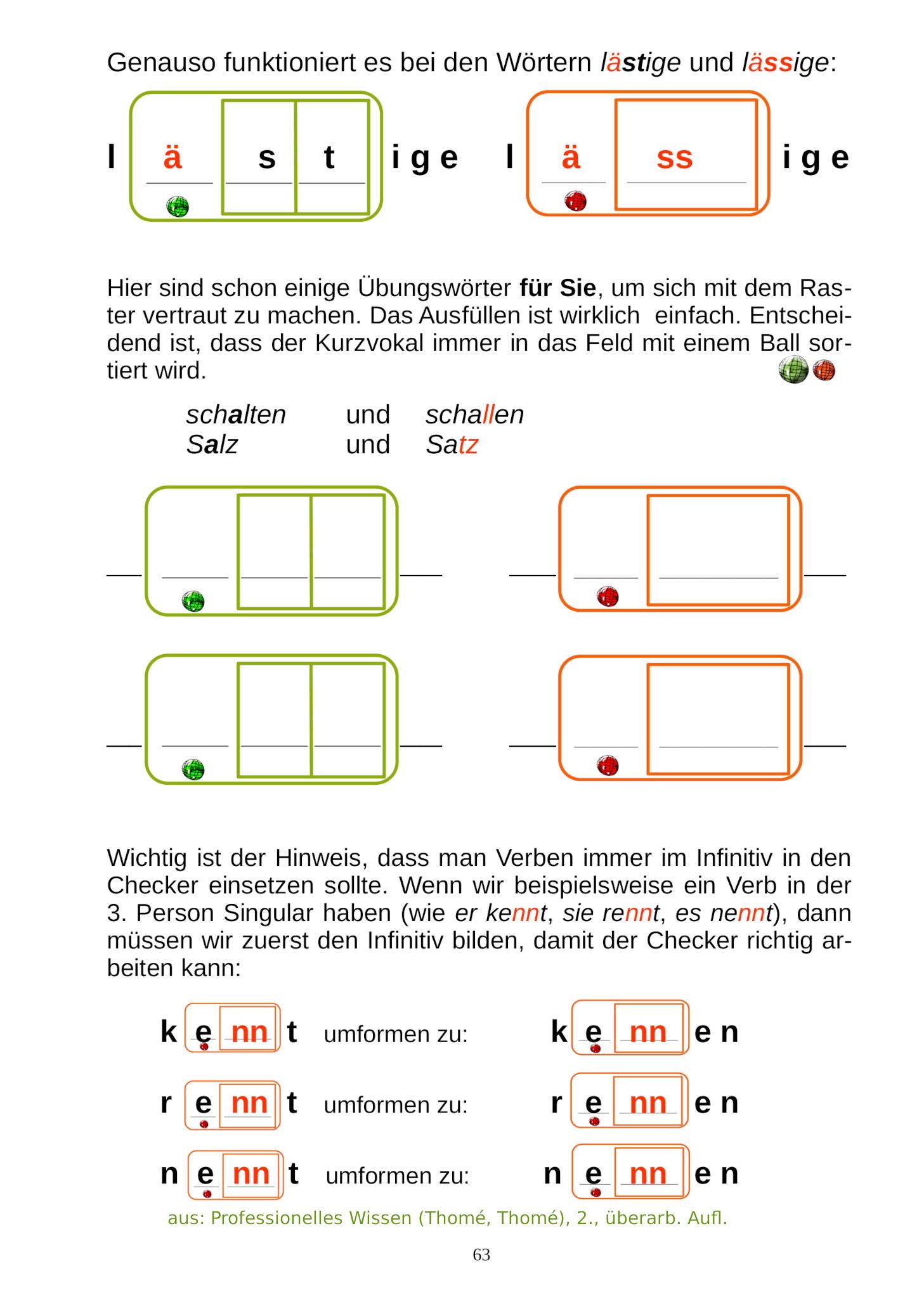 Professionelles Wissen über Rechtschreibung für Schule und Förderung