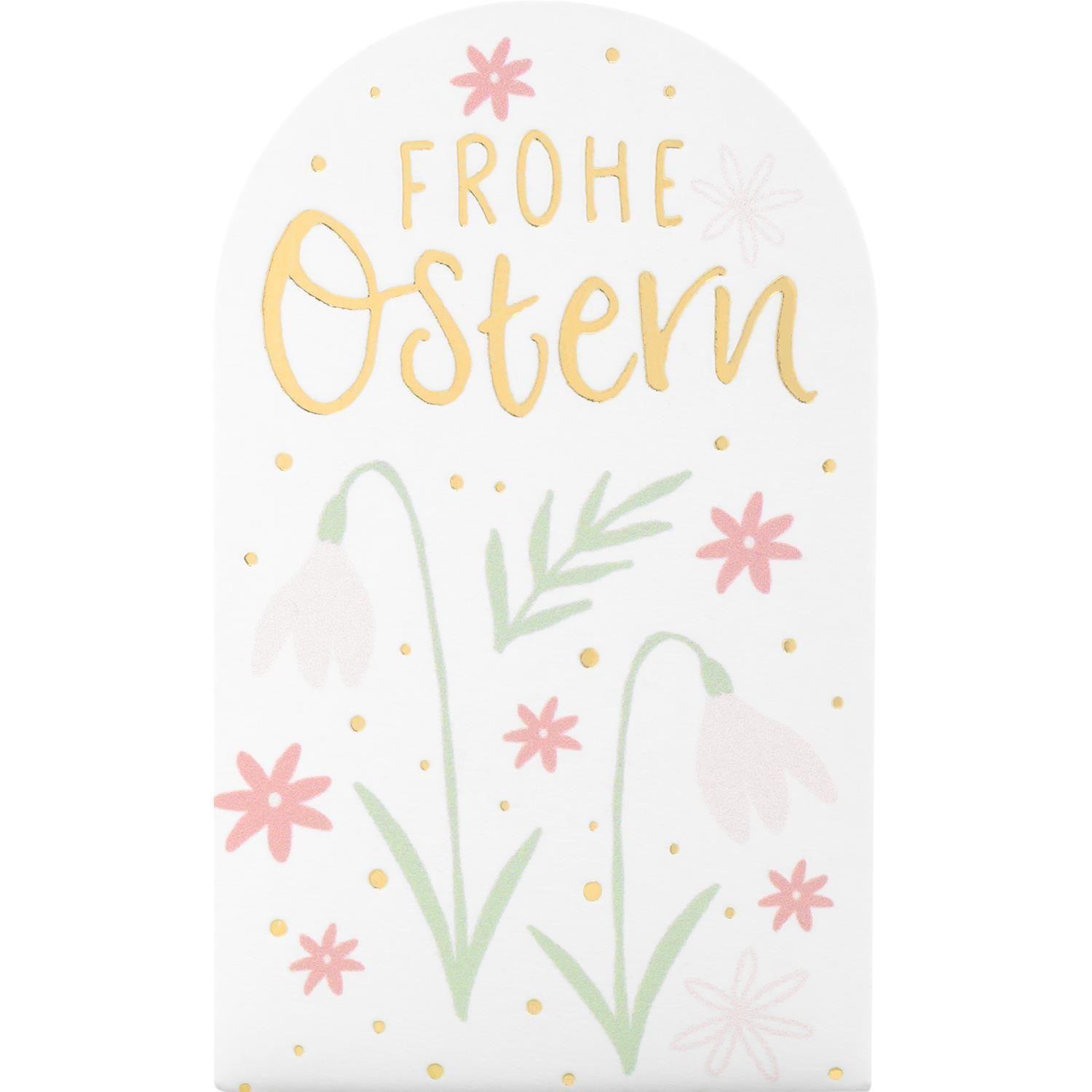 Holzhase für Geldgeschenk "Frohe Ostern"