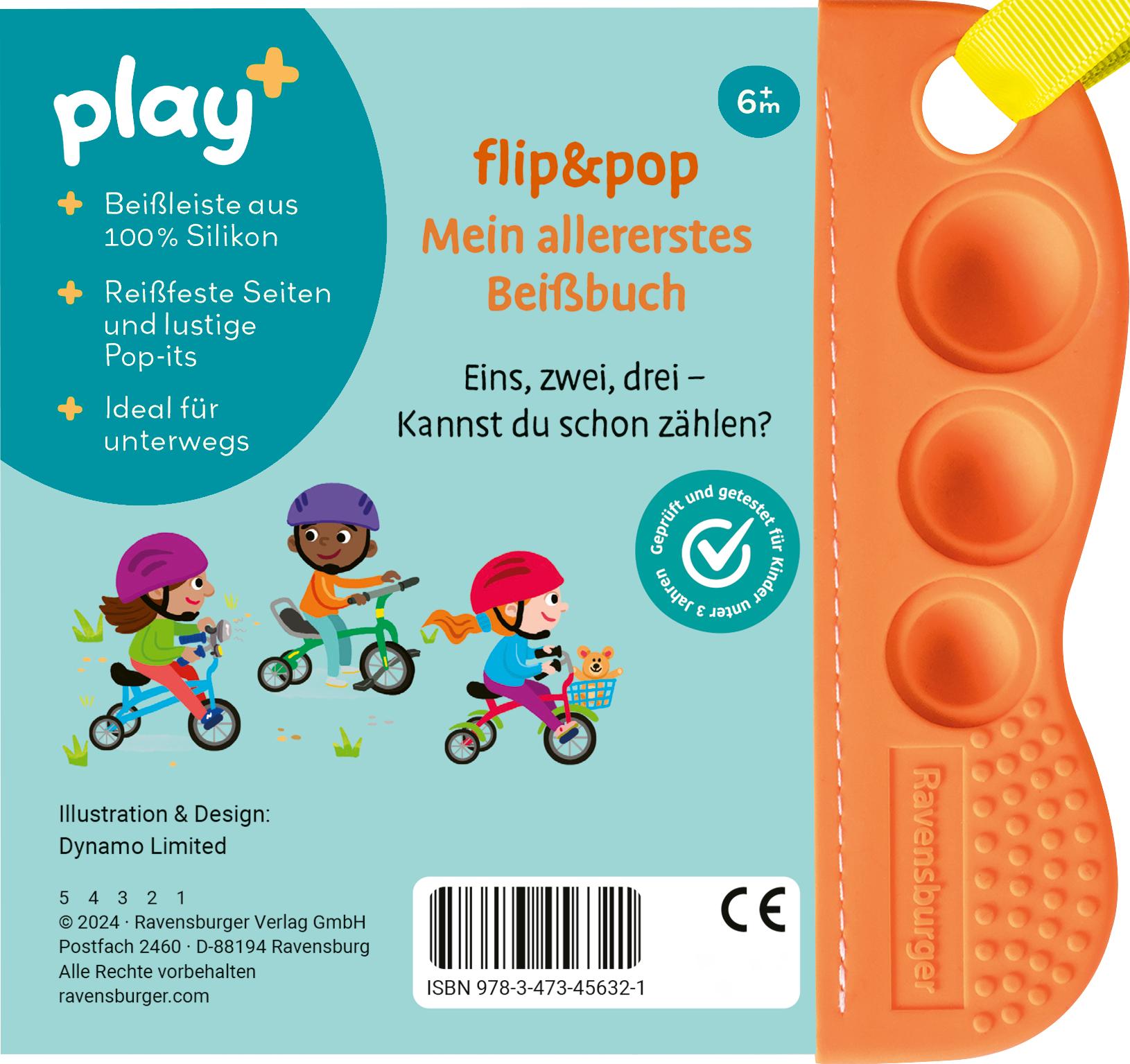 Ravensburger Play+ flip&pop: Erste Zahlen (Mein allererstes Beißbuch)