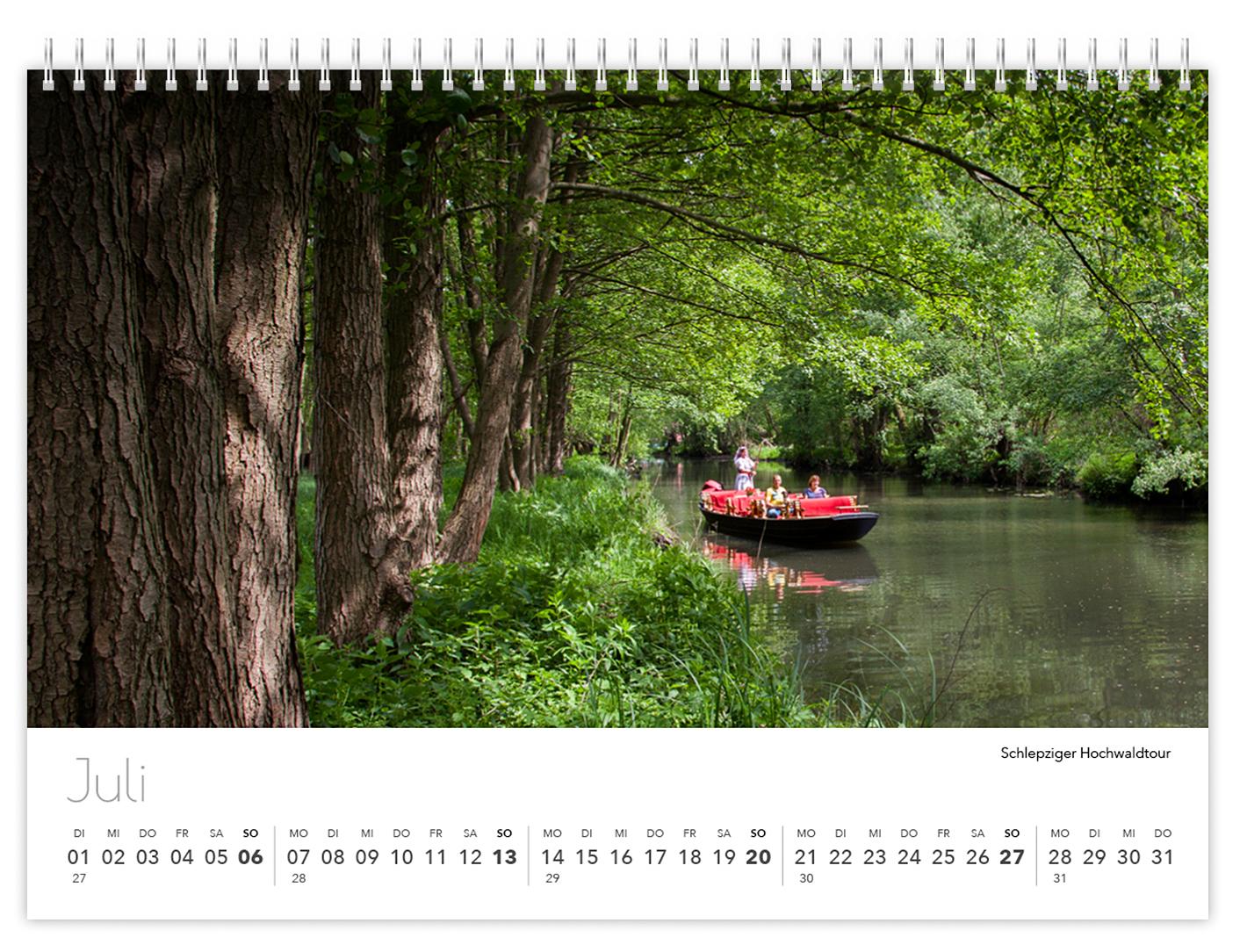 Kalender Spreewald kompakt - Peter Becker 2025