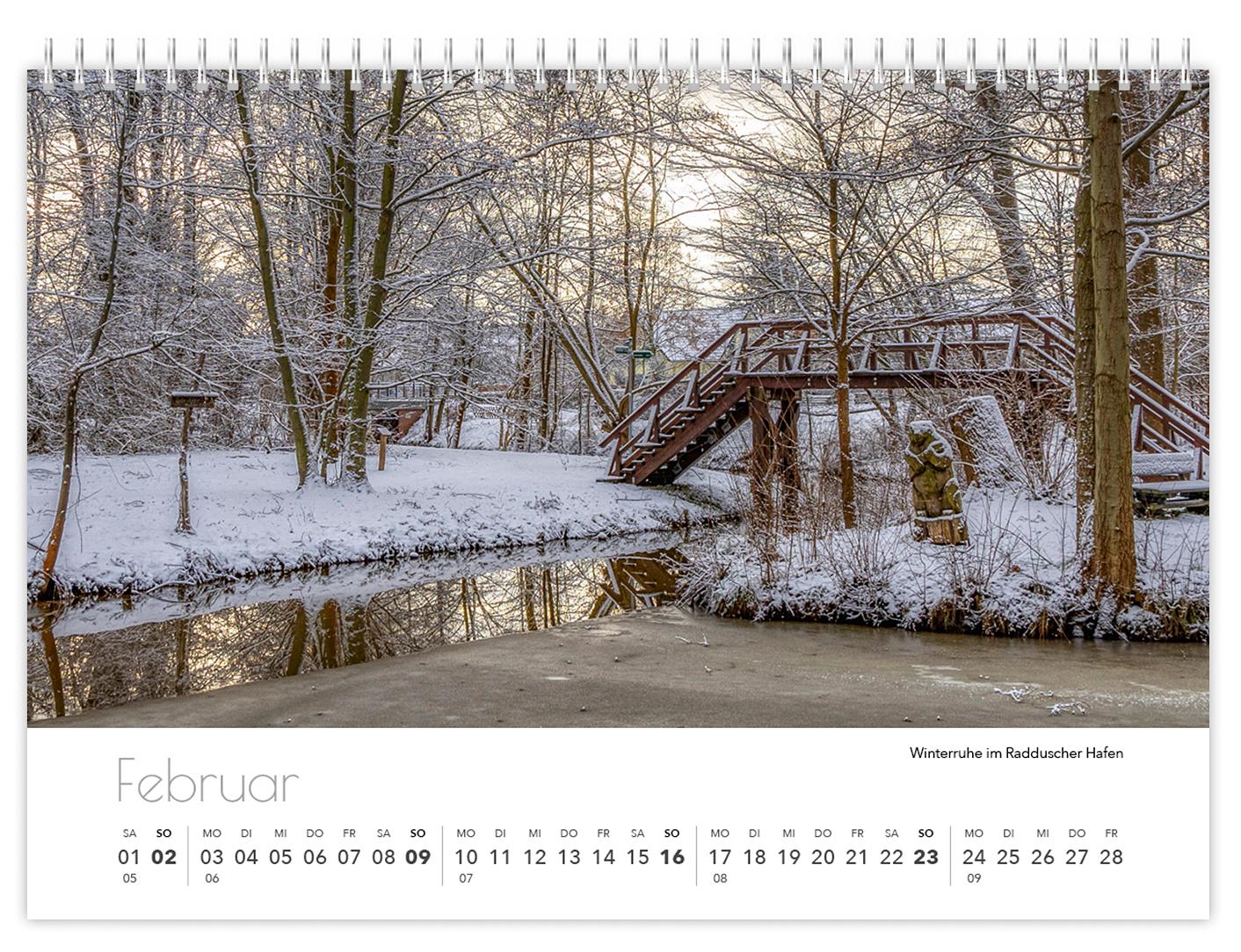 Kalender Spreewald kompakt - Peter Becker 2025