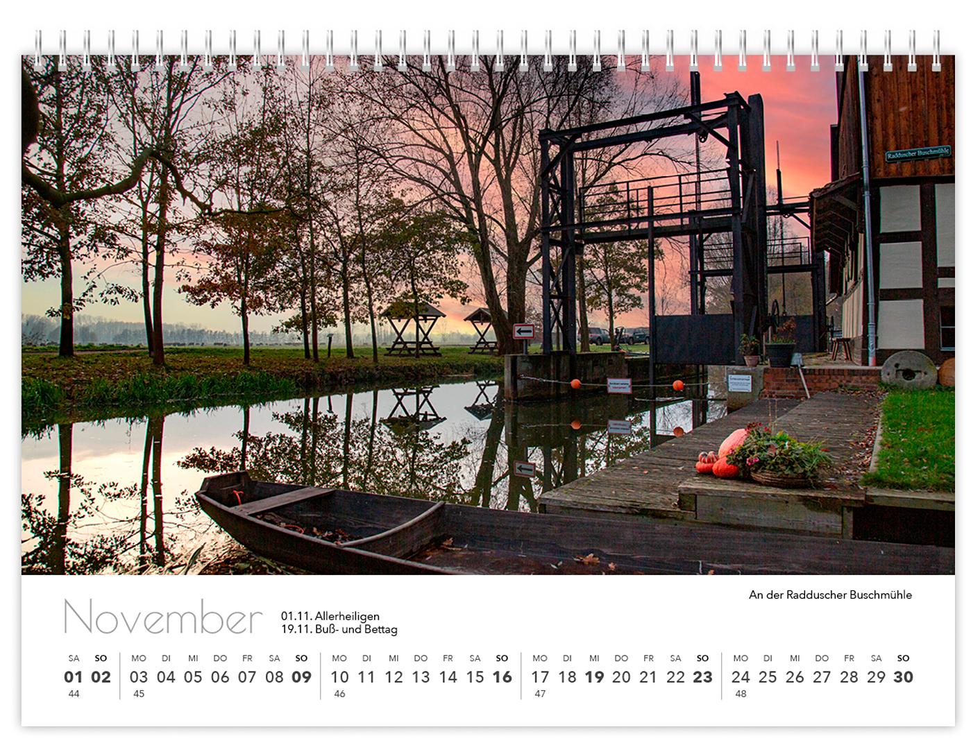 Kalender Spreewald kompakt - Peter Becker 2025