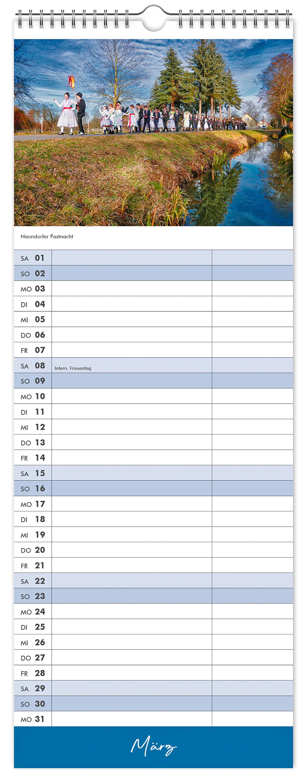 Küchenkalender Spreewald 2025