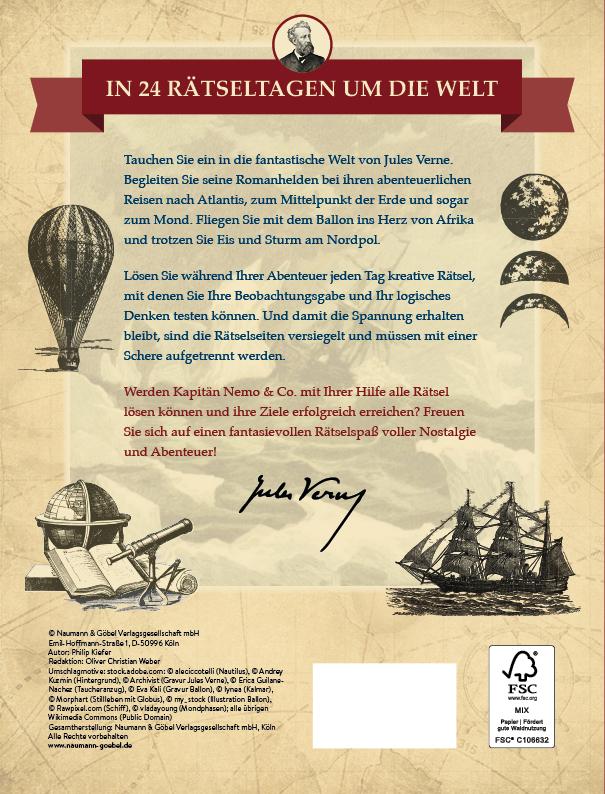 Jules Verne Adventskalender der Logikrätsel