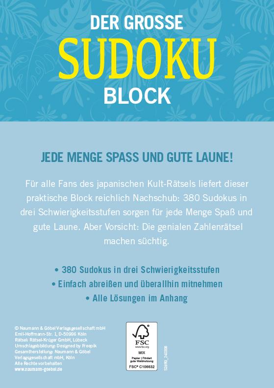 Der große Sudoku-Block Band 8