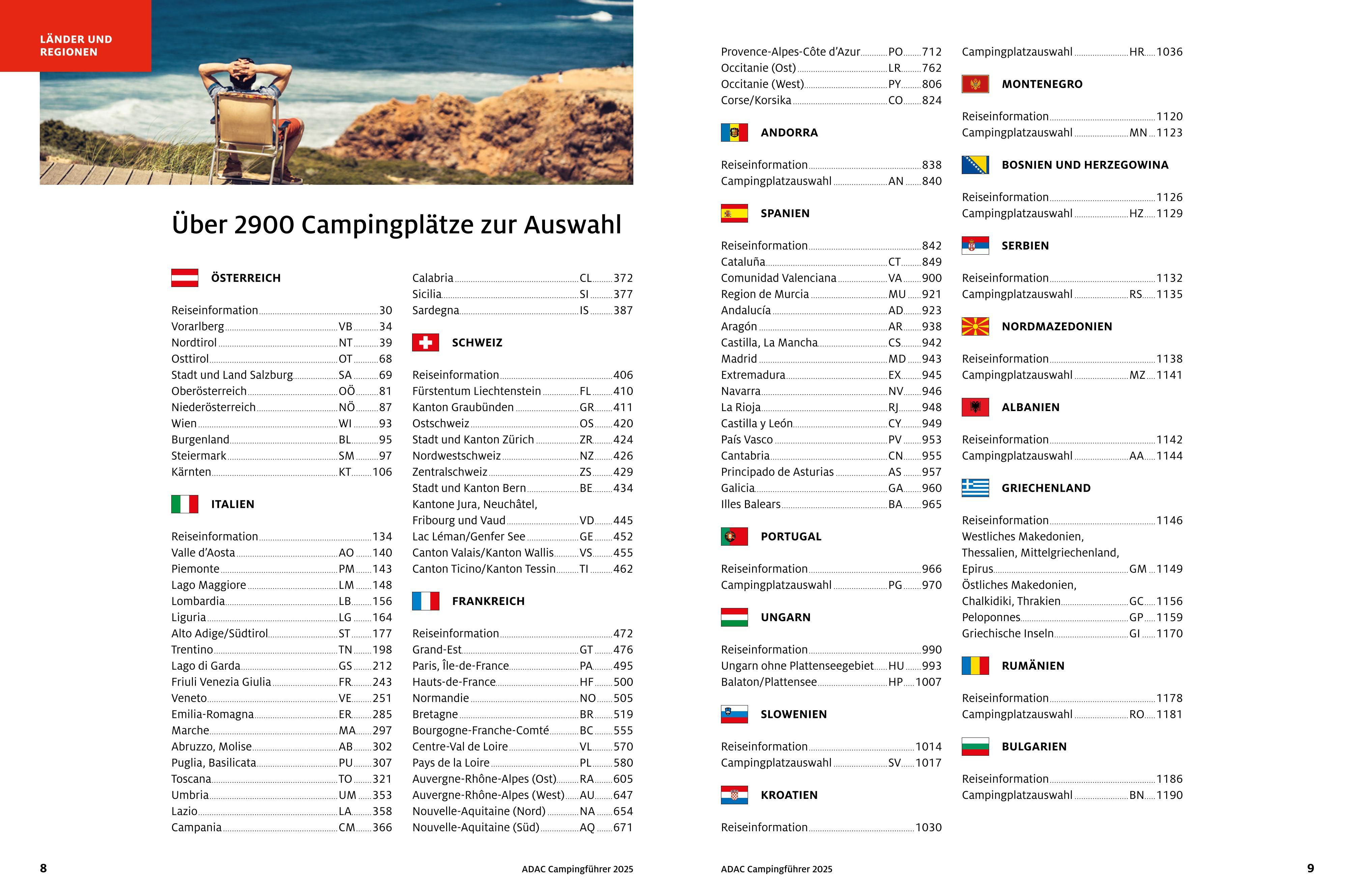 ADAC Campingführer Südeuropa 2025