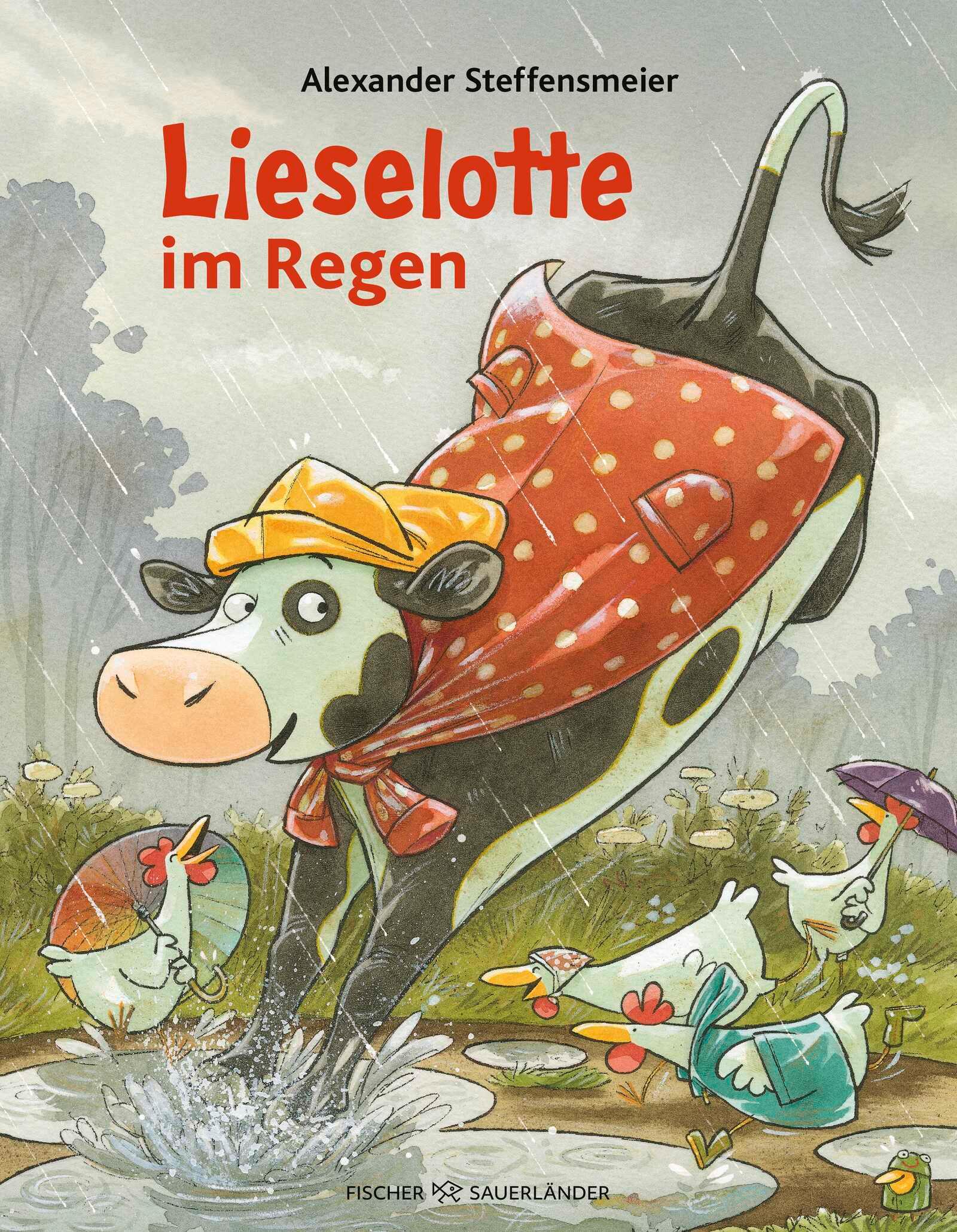 Lieselotte im Regen