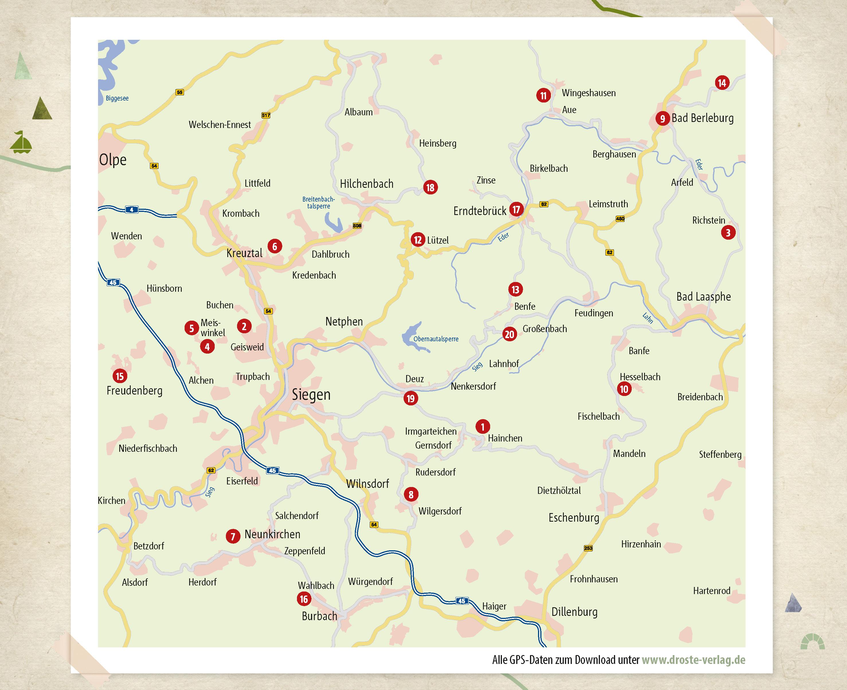 Siegerland - Mit Wittgensteiner Land. Wandern für die Seele