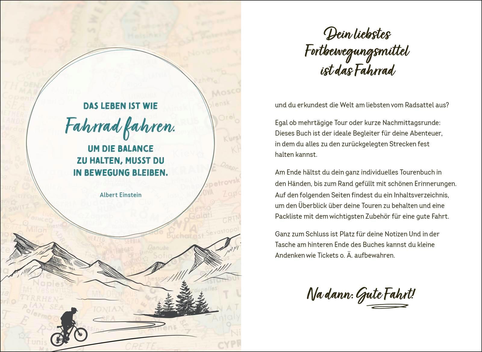 Mein Fahrradtouren-Buch (maritim)