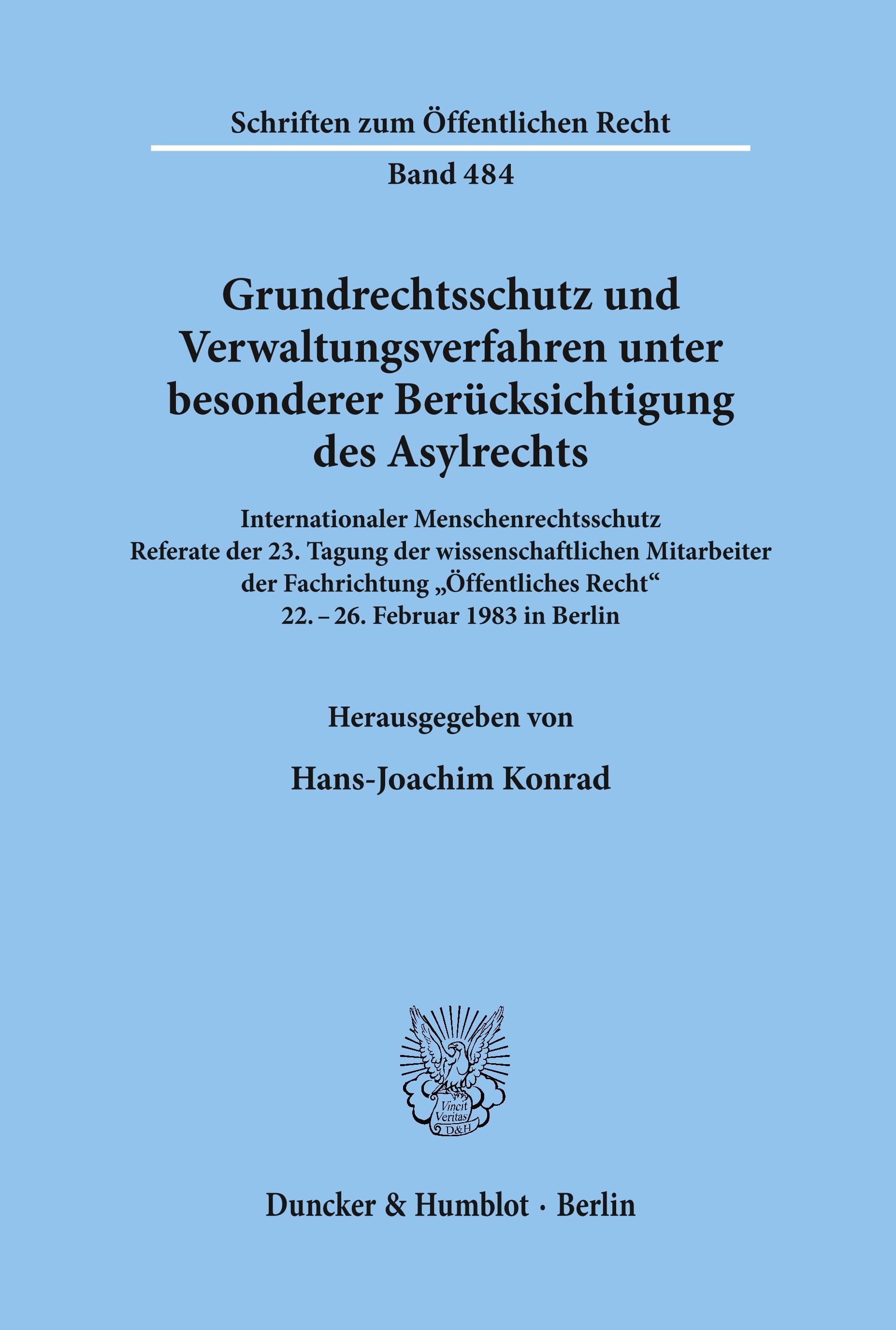 Grundrechtsschutz und Verwaltungsverfahren