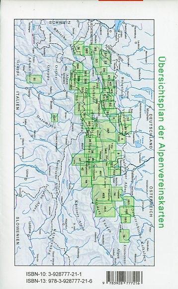 DAV Alpenvereinskarte 05/2 Karwendelgebirge Mitte 1 : 25 000